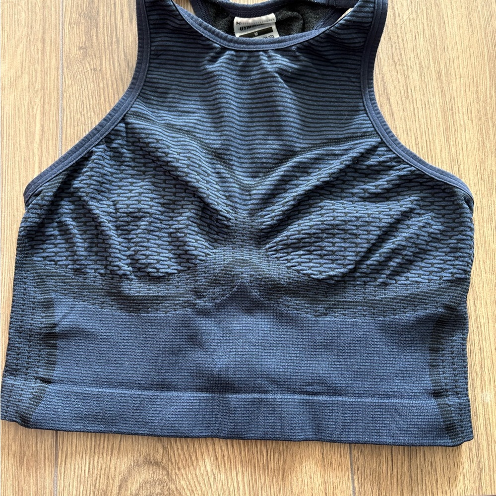💕Gymshark blue cropped top💕